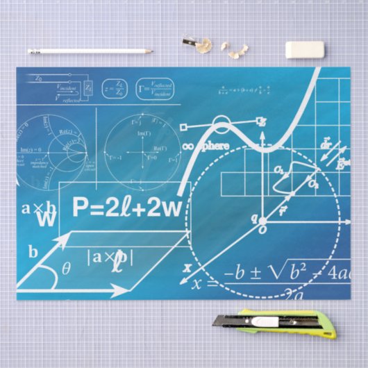 geometrisch formule-tissuepapier tissuepapier (Craft)