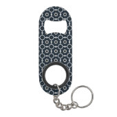 Geometrisch gedrukt mini flessenopener (Achterkant)