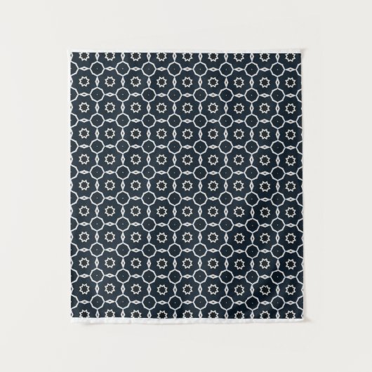 Geometrisch gedrukt wandkleed (Voorkant)