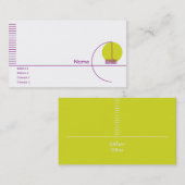 Geometrisch geel - buigzaamheid visitekaartje (Voorkant / Achterkant)