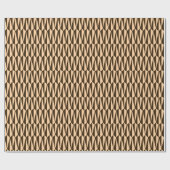 Geometrisch gemiddelde, chocolade en perziken cadeaupapier (Vlak)