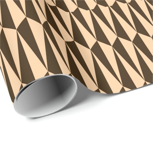 Geometrisch gemiddelde, chocolade en perziken cadeaupapier (Rol Hoek)