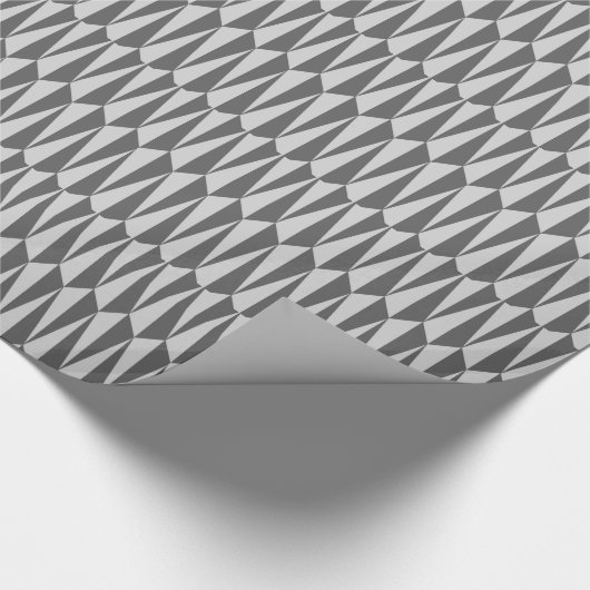 Geometrisch gemiddelde, grijze tinten cadeaupapier (Hoek)