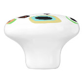 Geometrisch gemiddelde keramische knop (Zijkant)