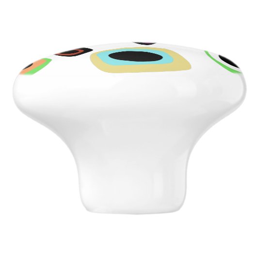 Geometrisch gemiddelde keramische knop (Zijkant)