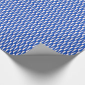 Geometrisch gemiddelde, kobalt en wit cadeaupapier (Hoek)