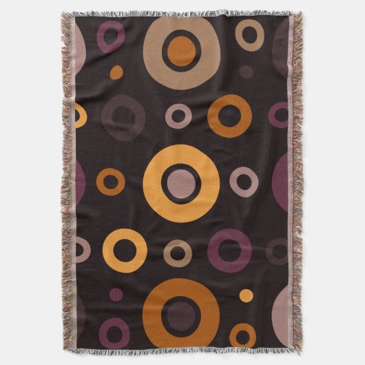 Geometrisch gemiddelde moderne Herfst Deken (Voorkant Verticaal)