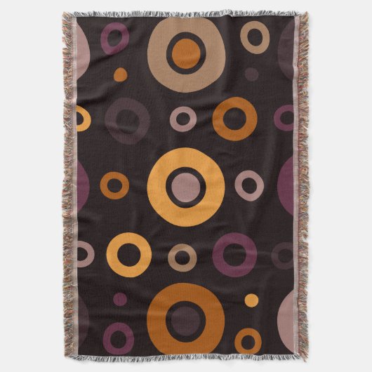 Geometrisch gemiddelde moderne Herfst Deken (Voorkant Verticaal)