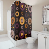 Geometrisch gemiddelde moderne Herfst Douchegordijn (In situ)