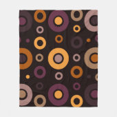 Geometrisch gemiddelde moderne Herfst Fleece Deken (Voorkant)