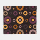 Geometrisch gemiddelde moderne Herfst Fleece Deken (Voorkant (Horizontaal))