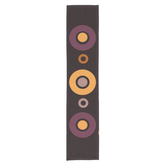 Geometrisch gemiddelde moderne Herfst Korte Tafelloper (Voorkant)