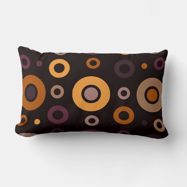 Geometrisch gemiddelde moderne Herfst Kussen (Voorkant)