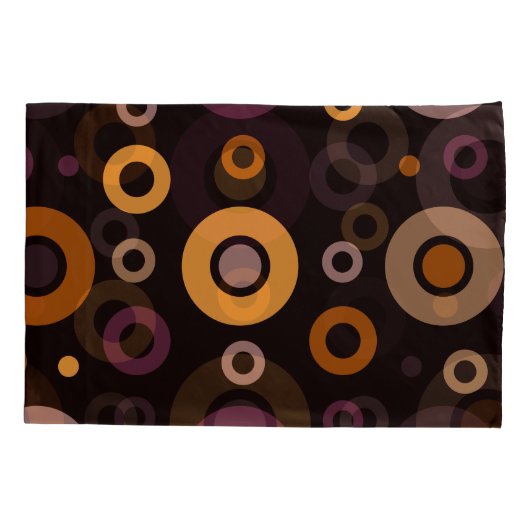 Geometrisch gemiddelde moderne Herfst Kussensloop (Achterkant-Links)