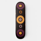 Geometrisch gemiddelde moderne Herfst Persoonlijk Skateboard (Voorkant)