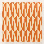 Geometrisch gemiddelde, schoppen van sinaasappel glazen onderzetter (Voorkant)