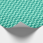 Geometrisch gemiddelde, turkooizen en aqua cadeaupapier (Hoek)