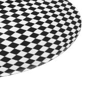 Geometrisch geruite illusie:  kunst. snijplank (Hoek)