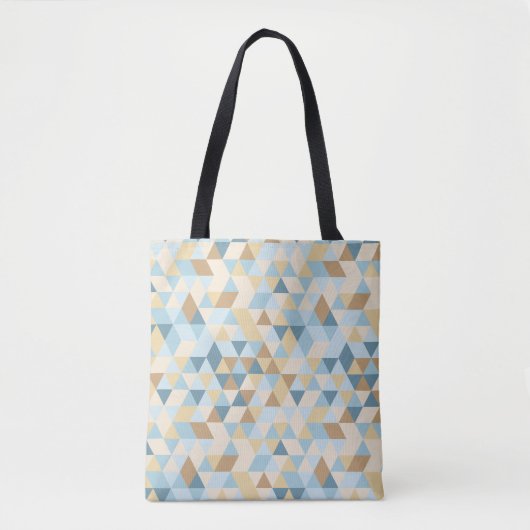 Geometrisch gevarieerd tote bag (Voorkant)