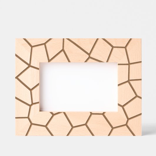 geometrisch Giraffe-patroon Gegraveerde Lijstjes (Voorkant)