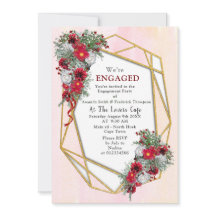 Geometrisch - Glitter Burgundy Bouquets