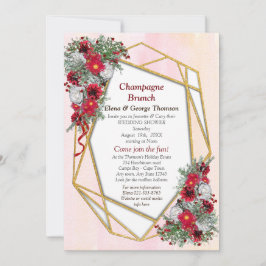 Geometrisch - Glitter Wedding Shower - Uitnodiging