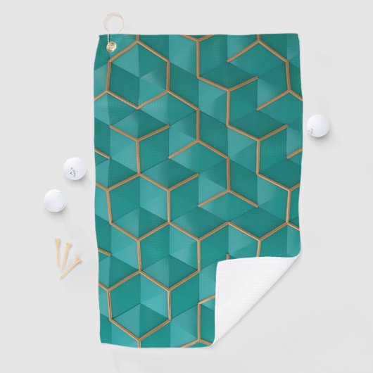 geometrisch golfhanddoek (Insitu)