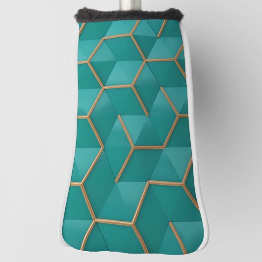 geometrisch golfheadcover (Draai 90)