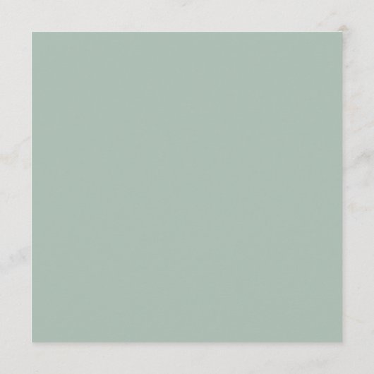 Geometrisch Goud Blauw Groen Kalligrafie Diner Menu (Achterkant)