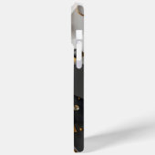 Geometrisch goud en zwart elegantie Case-Mate iPhone case (Achterkant / Links)