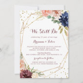 Geometrisch goud glitter We doen nog steeds geloft Kaart (Voorkant)