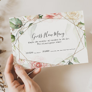 Geometrisch Goud Groen Raad hoeveel Game Kaart Visitekaartje