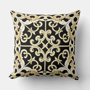 Geometrisch Goud Paneel Kussen