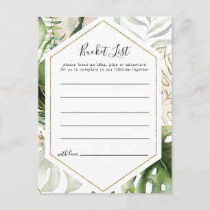 Geometrisch Goud Tropisch groen Emmerlijst Kaarten