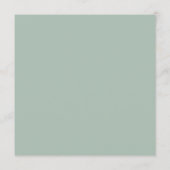 Geometrisch Goud Tropisch Groen Kalligrafie Diner Menu (Achterkant)