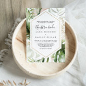 Geometrisch Goud Tropisch Groen Nuestra Boda Bruil Kaart