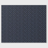  Geometrisch: Goudblauw Abstract Cadeaupapier (Vlak)