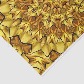 geometrisch gouden abstract tissuepapier (Detail)