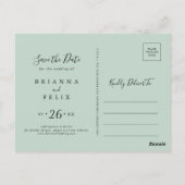 Geometrisch Gouden Bladerwerk Horizontaal Sla de D Briefkaart (Achterkant)