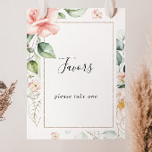 Geometrisch gouden groen bladwerk bloemig gunst te poster