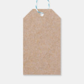 Geometrisch Gouden Kraft Gedrukt Pastel Roze Dank Cadeaulabel (Achterkant)