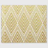 Geometrisch goudglitter naadloos patroon cadeaupapier (Vlak)