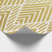 Geometrisch goudglitter naadloos patroon cadeaupapier (Hoek)