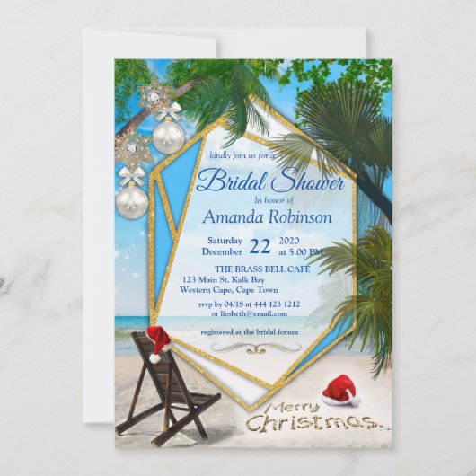 Geometrisch goudLijst Vrijgezellenfeest Kaart (Voorkant)