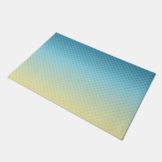 Geometrisch, gradiënt, Ombre, kleurrijk Deurmat (Schuin)