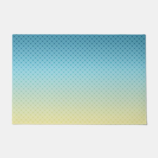 Geometrisch, gradiënt, Ombre, kleurrijk Deurmat (Voorkant)