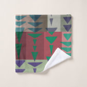 Geometrisch Grafisch Motief Moderne Trend Bad Handdoek (Wasdoekje)