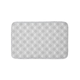 Geometrisch grijs plooienpatroon badmat