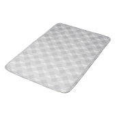 Geometrisch grijs plooienpatroon badmat (Gekanteld)