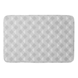 Geometrisch grijs plooienpatroon badmat